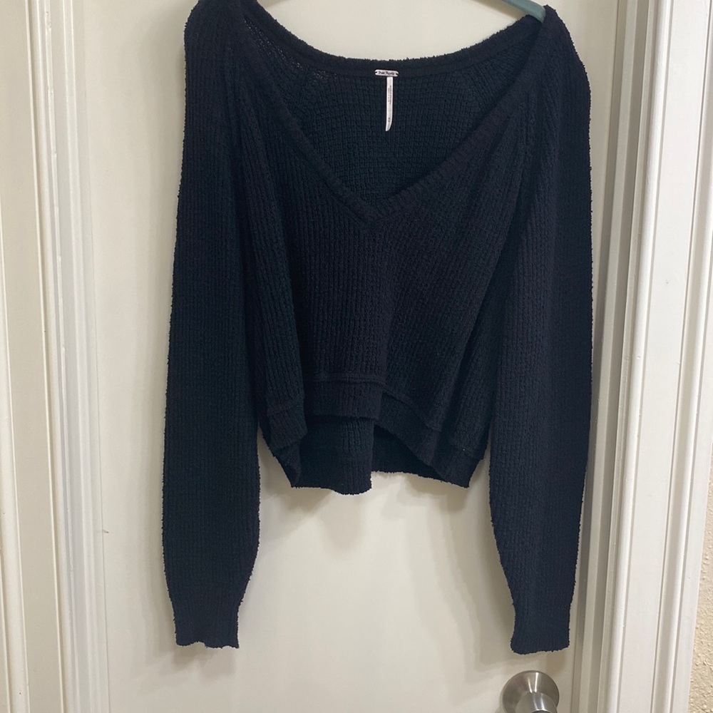 Free People Cropped Sweater